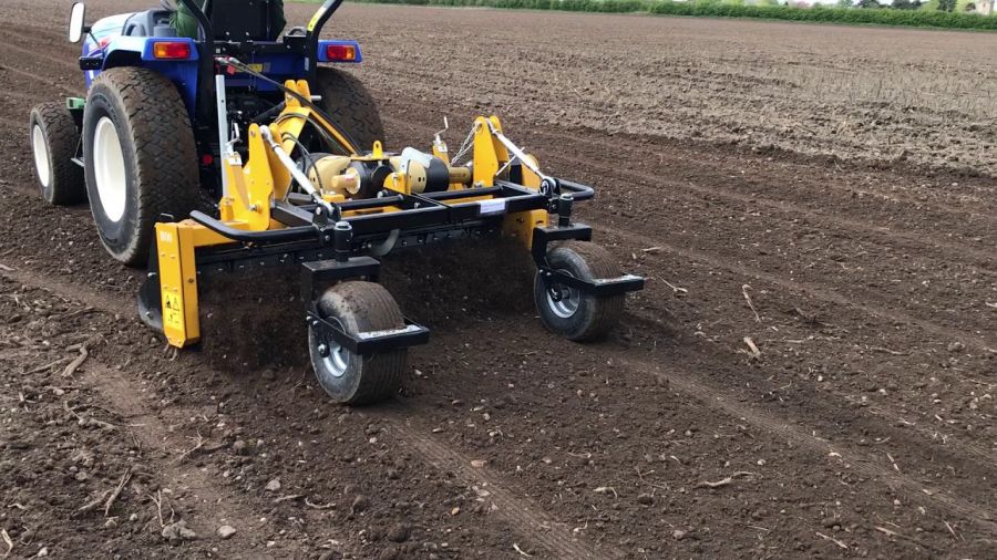 Blec Power Box rake tractor Loader Mounted