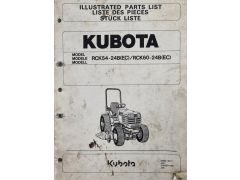 Kubota RCK54R-24B Parts List