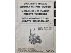 Kubota RCK60-24B Manual