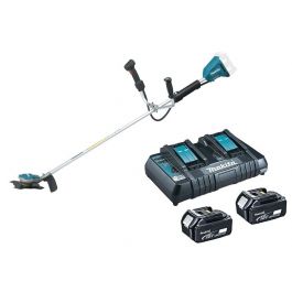 Makita cordless strimmer with battery and charger deals